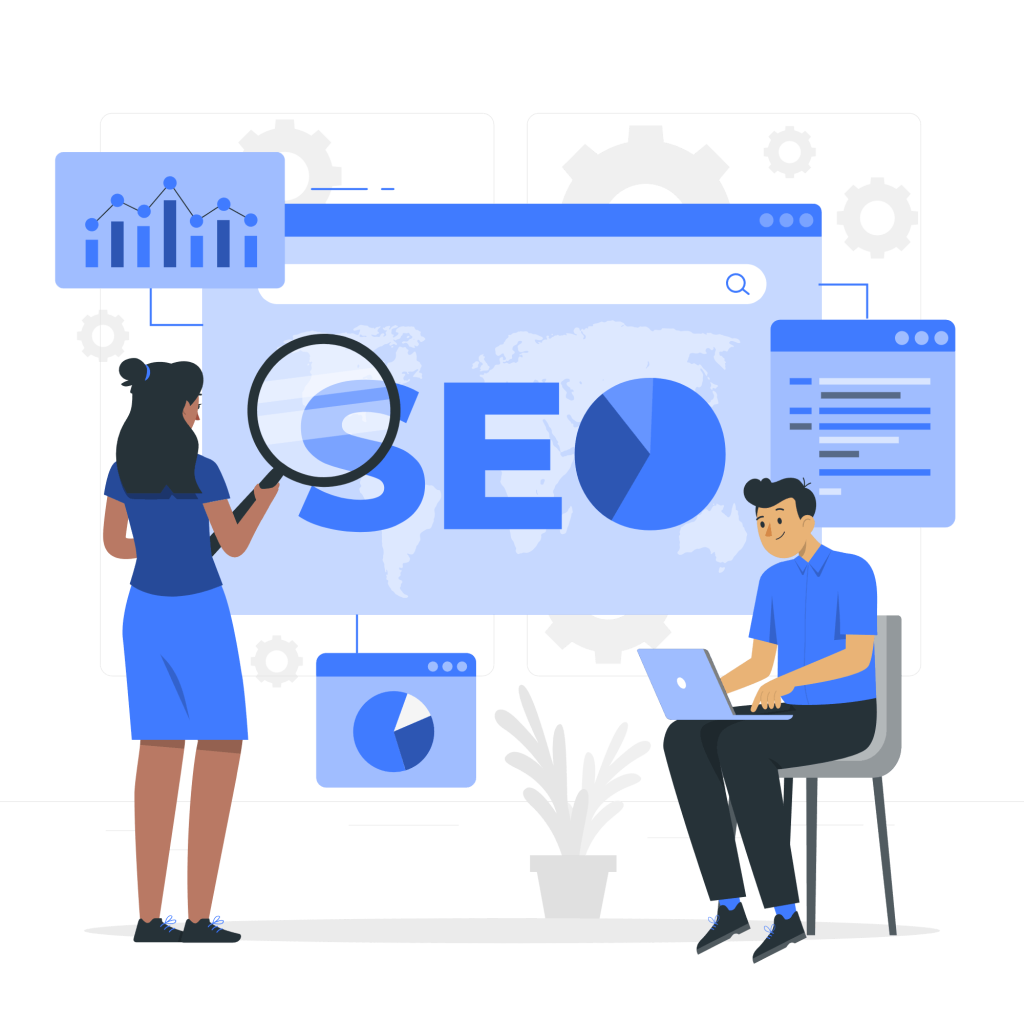 On Page SEO Strategy Illustration