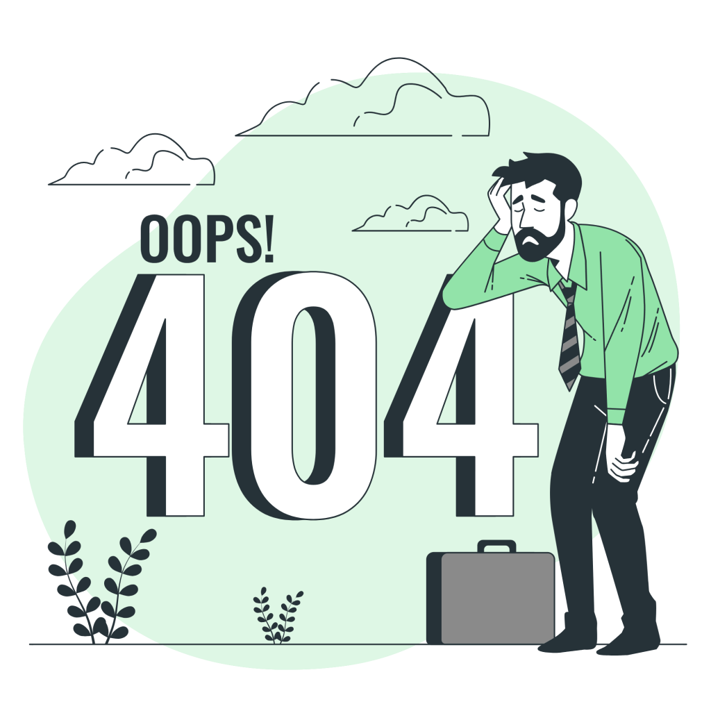 Representing Common 404 errors as a Beginner SEO mistake